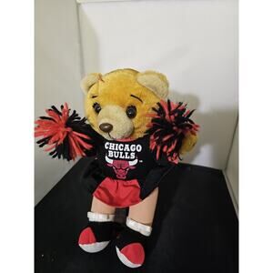 Vintage 1994 Play By Play NBA Chicago Bulls 8" Plush Cheerleader Bear 555